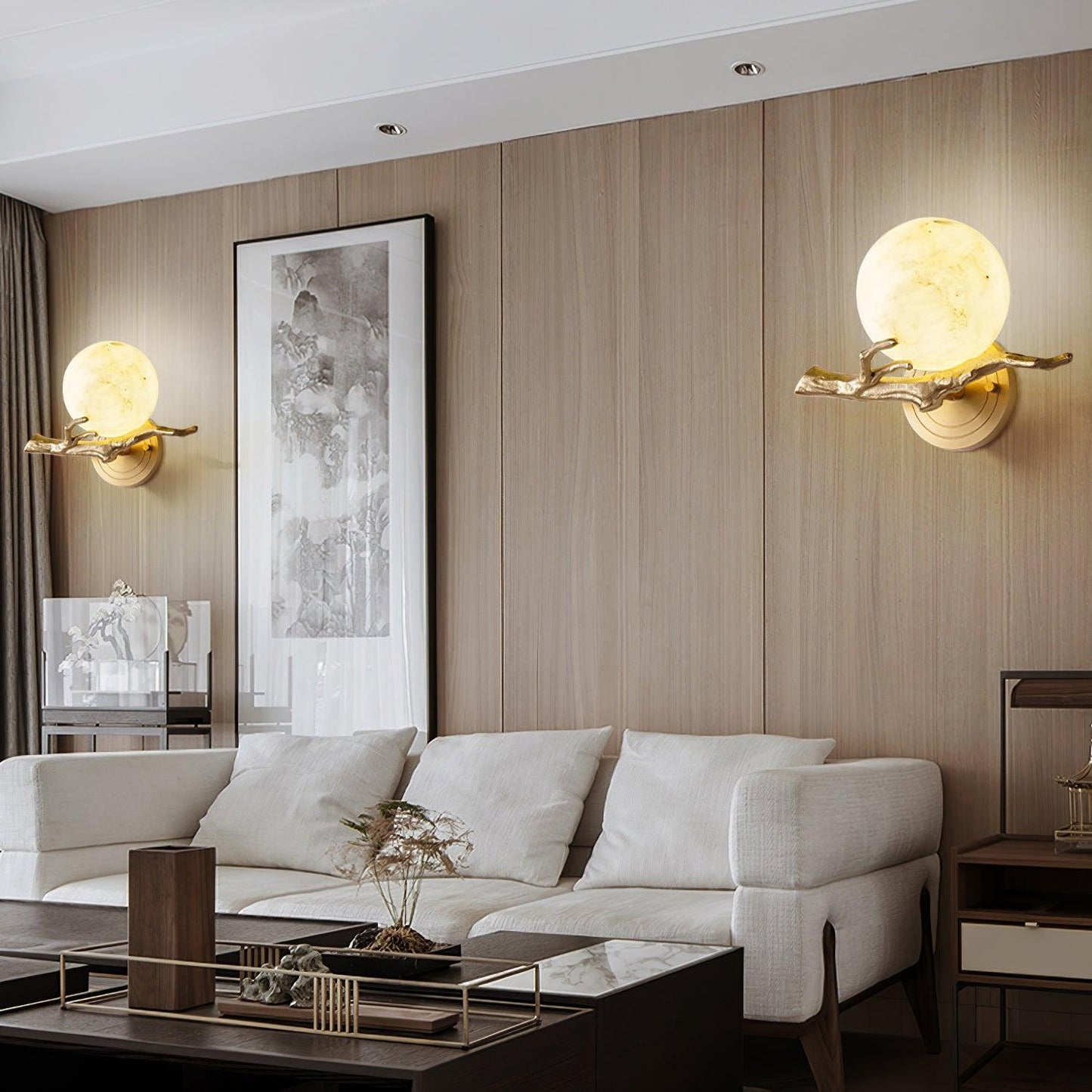 Retro Twigs Wall Lamp - Adjustable Light Direction, Energy Efficient D