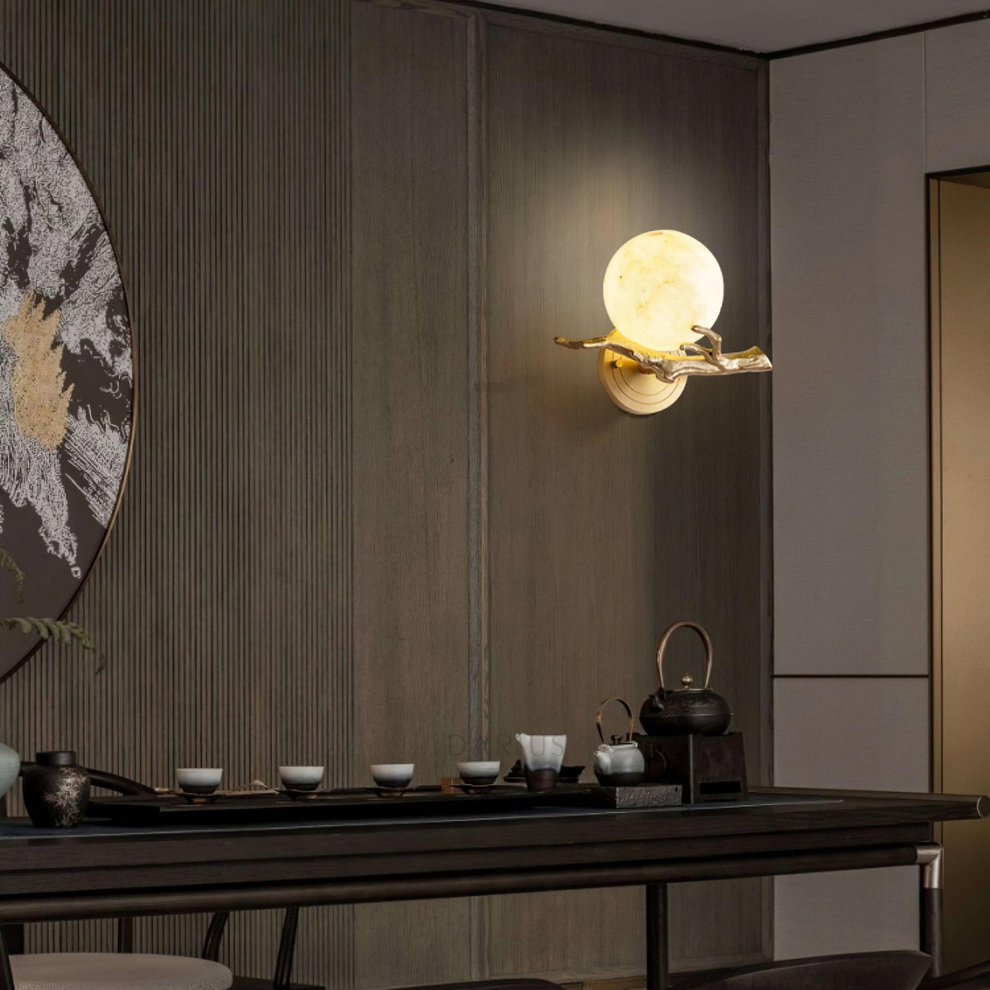Retro Twigs Wall Lamp - Adjustable Light Direction, Energy Efficient D