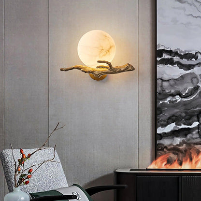 Retro Twigs Wall Lamp - Adjustable Light Direction, Energy Efficient D
