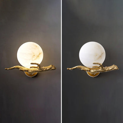Retro Twigs Wall Lamp - Adjustable Light Direction, Energy Efficient D