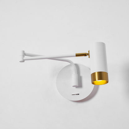 Ridge Arm Wall Lamp - Adjustable Angle & Energy-Efficient LED Lighting