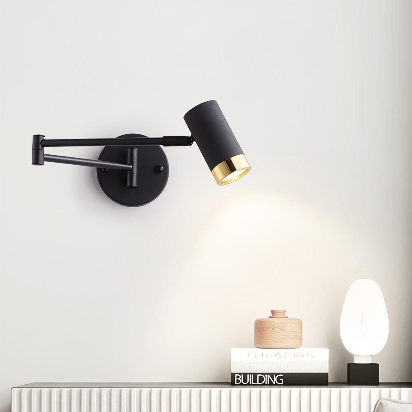 Ridge Arm Wall Lamp - Adjustable Angle & Energy-Efficient LED Lighting