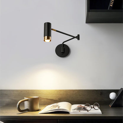 Ridge Arm Wall Lamp - Adjustable Angle & Energy-Efficient LED Lighting