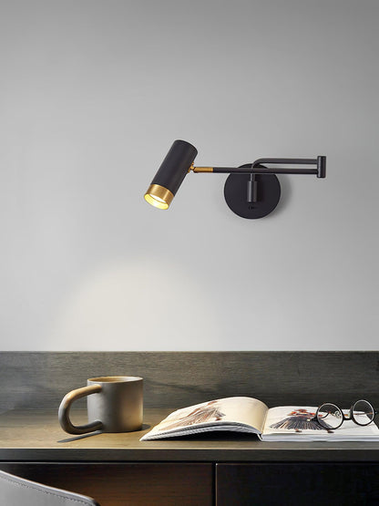 Ridge Arm Wall Lamp - Adjustable Angle & Energy-Efficient LED Lighting
