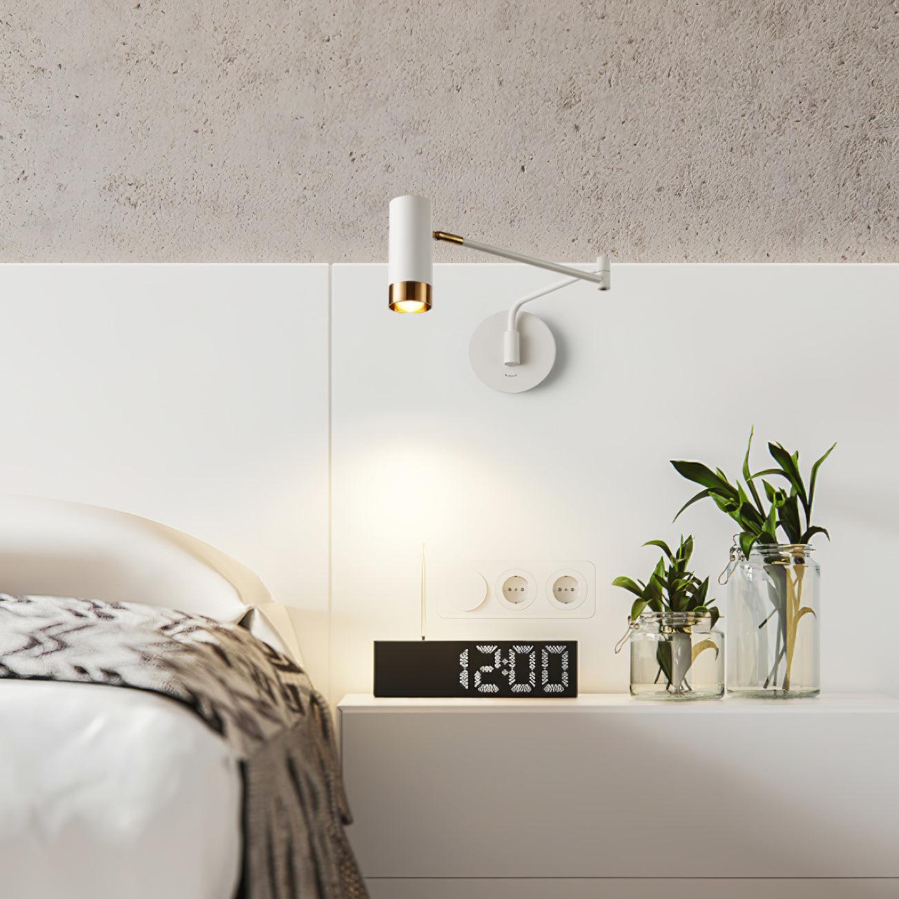 Ridge Arm Wall Lamp - Adjustable Angle & Energy-Efficient LED Lighting