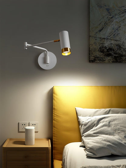 Ridge Arm Wall Lamp - Adjustable Angle & Energy-Efficient LED Lighting