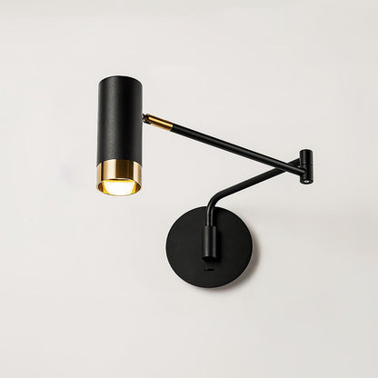 Ridge Arm Wall Lamp - Adjustable Angle & Energy-Efficient LED Lighting