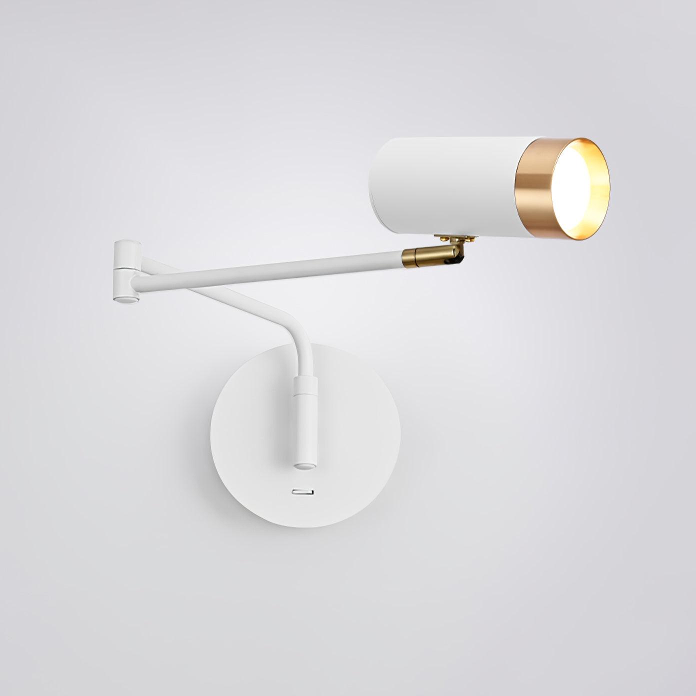 Ridge Arm Wall Lamp - Adjustable Angle & Energy-Efficient LED Lighting