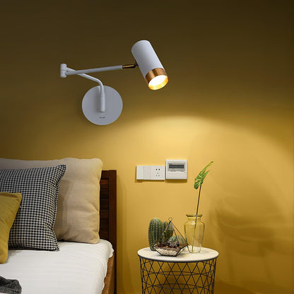 Ridge Arm Wall Lamp - Adjustable Angle & Energy-Efficient LED Lighting