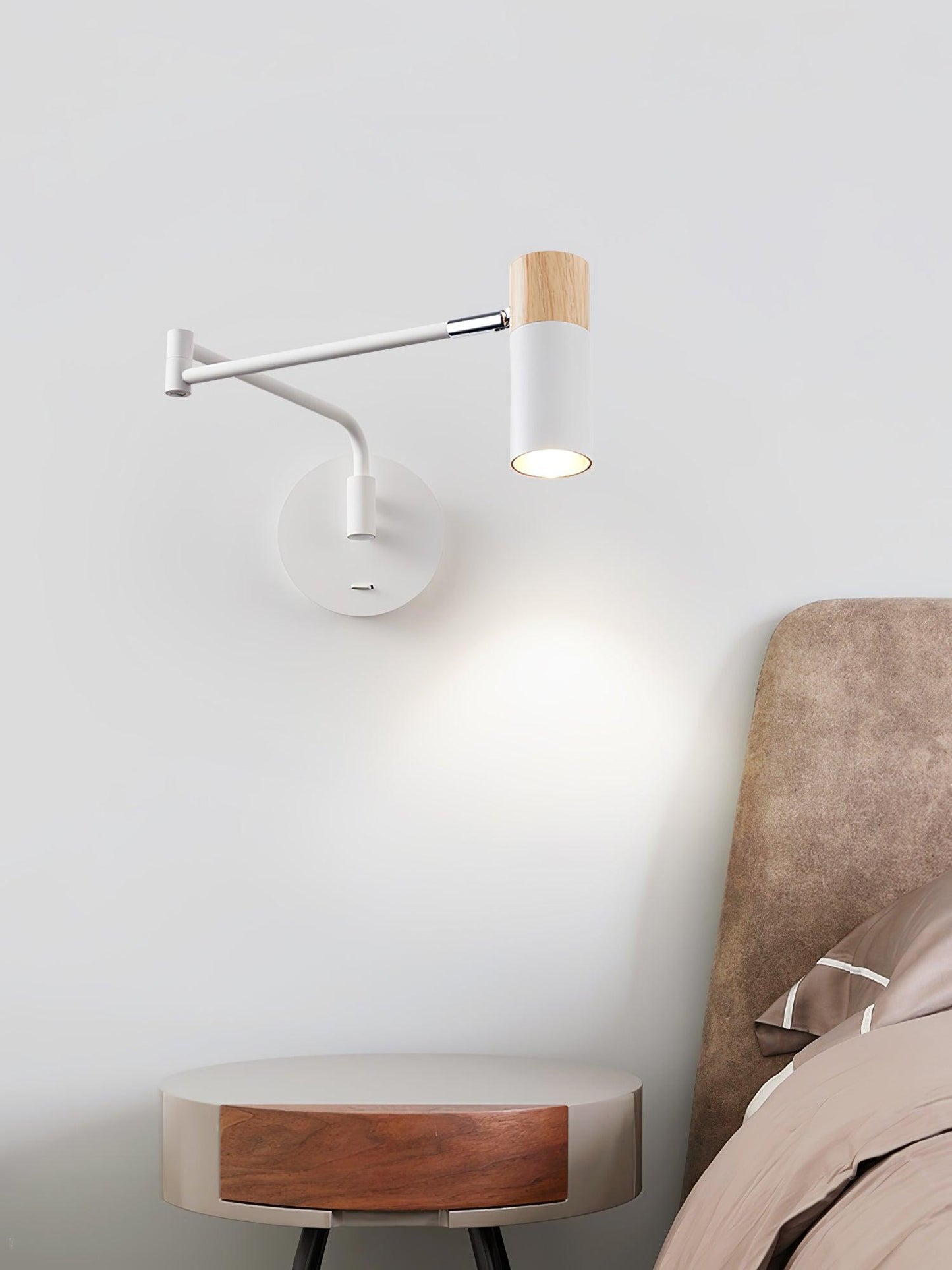 Ridge Arm Wall Lamp - Adjustable Angle & Energy-Efficient LED Lighting