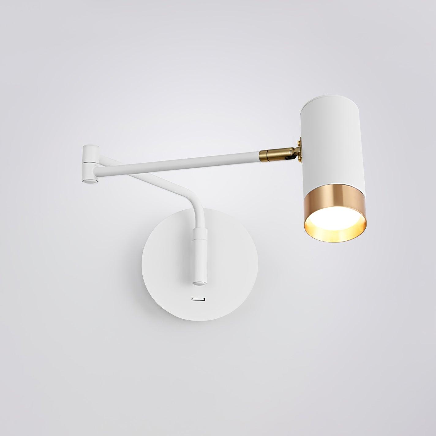 Ridge Arm Wall Lamp - Adjustable Angle & Energy-Efficient LED Lighting