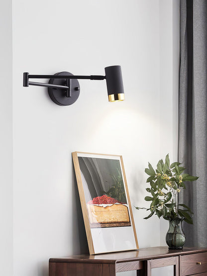 Ridge Arm Wall Lamp - Adjustable Angle & Energy-Efficient LED Lighting
