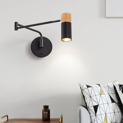 Ridge Arm Wall Lamp - Adjustable Angle & Energy-Efficient LED Lighting