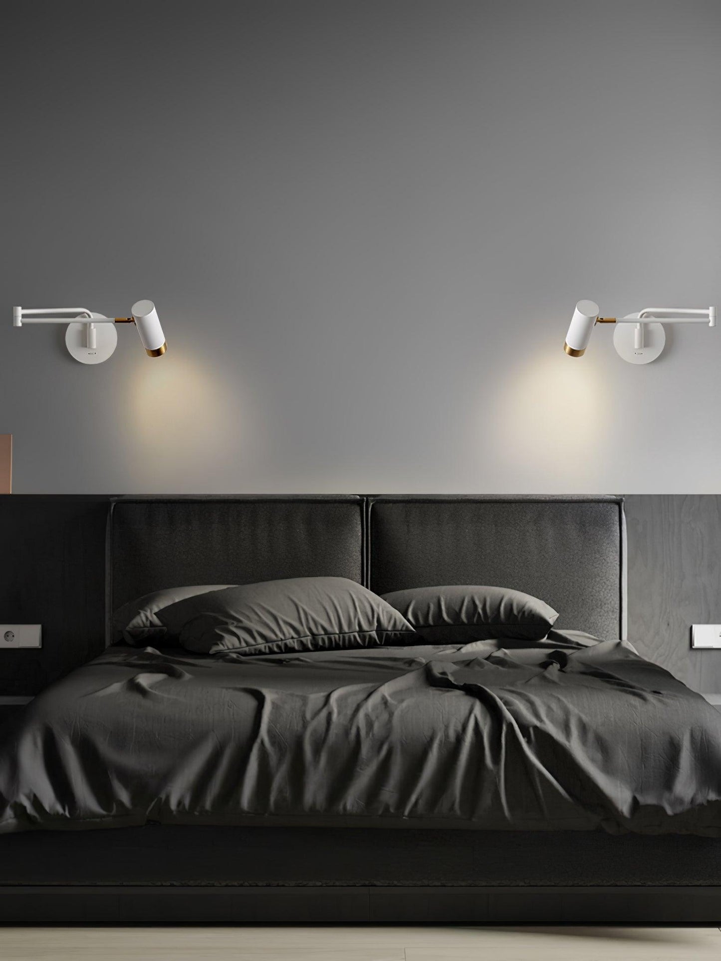 Ridge Arm Wall Lamp - Adjustable Angle & Energy-Efficient LED Lighting