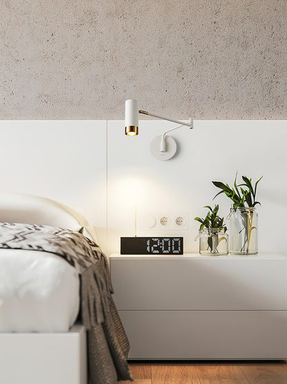 Ridge Arm Wall Lamp - Adjustable Angle & Energy-Efficient LED Lighting