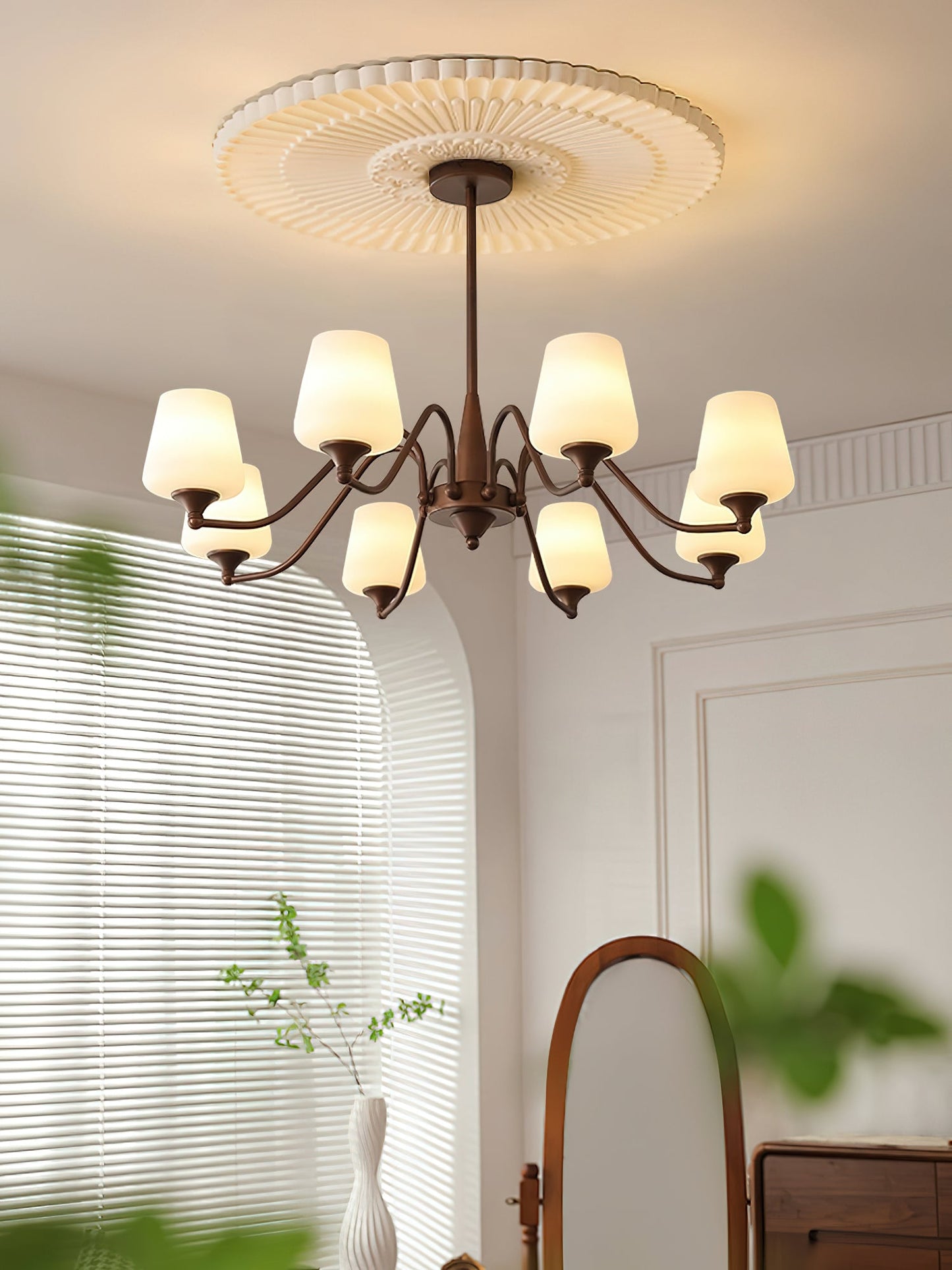 Ridge Chandelier - Elegant Lighting Fixture with Adjustable Height & L