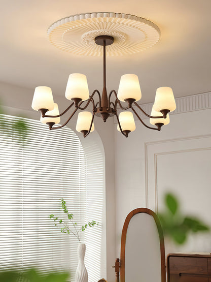 Ridge Chandelier - Elegant Lighting Fixture with Adjustable Height & L
