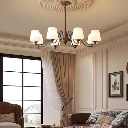 Ridge Chandelier - Elegant Lighting Fixture with Adjustable Height & L