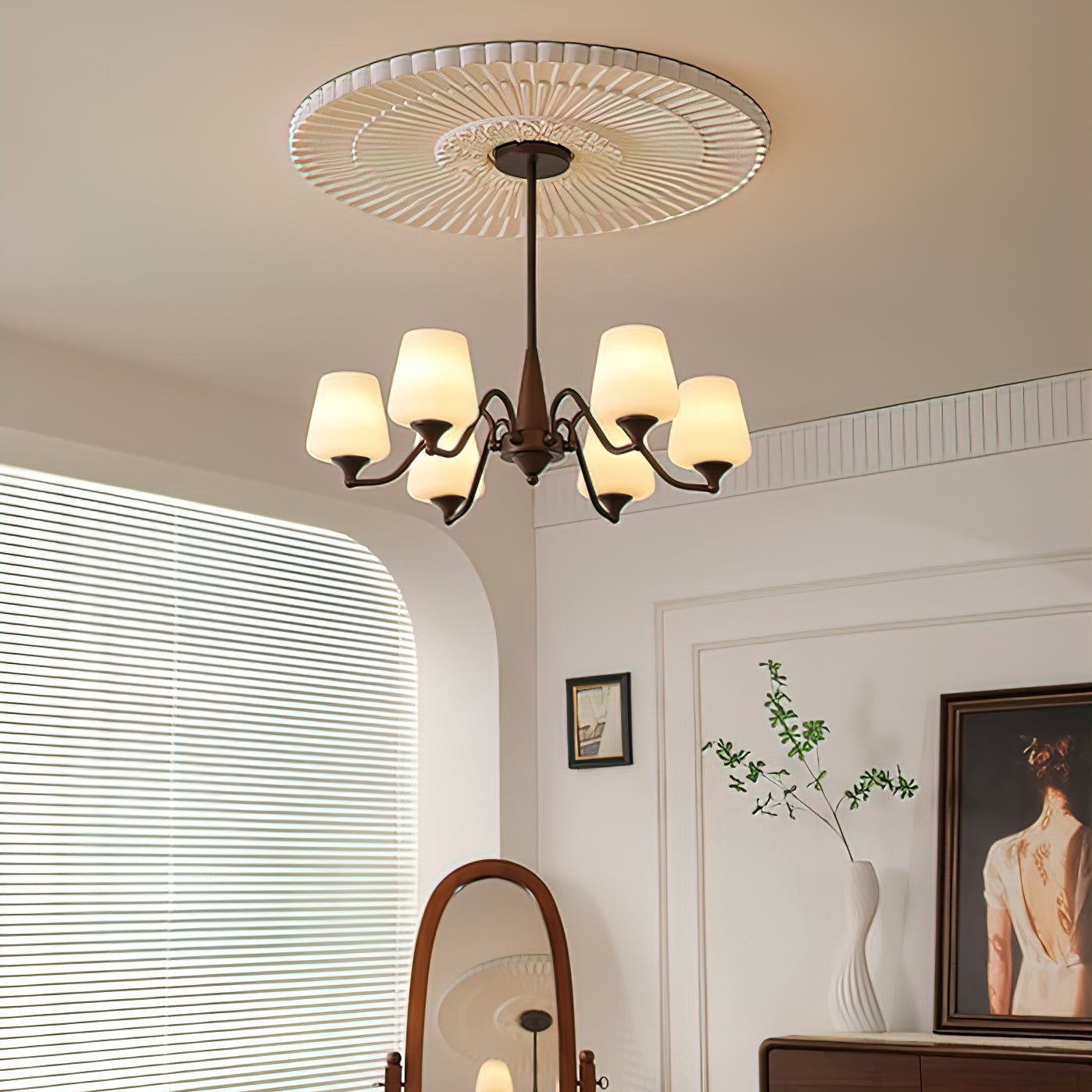 Ridge Chandelier - Elegant Lighting Fixture with Adjustable Height & L