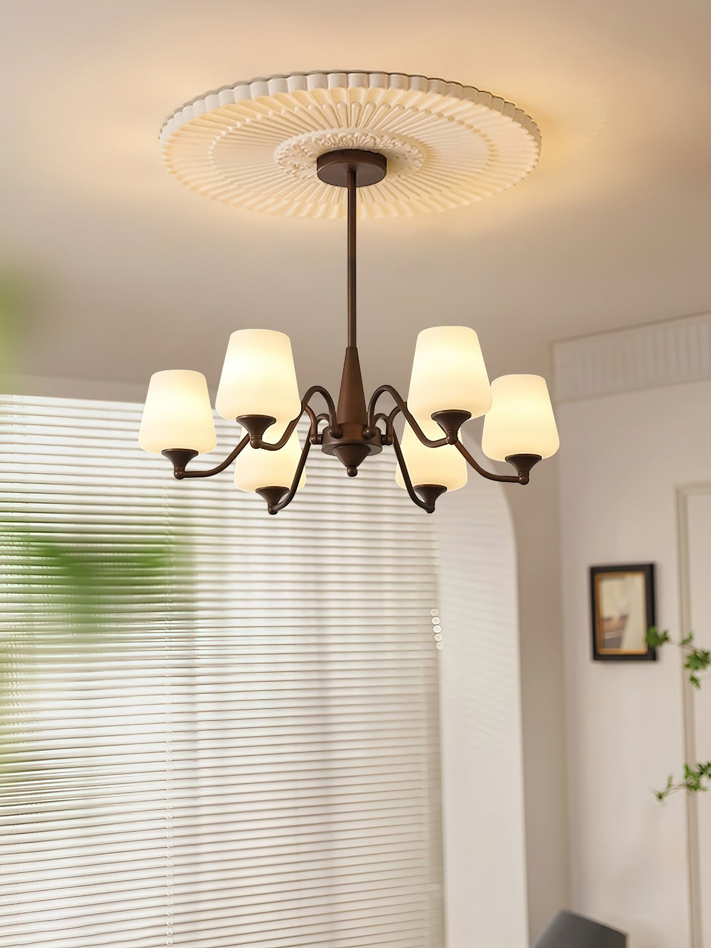 Ridge Chandelier - Elegant Lighting Fixture with Adjustable Height & L