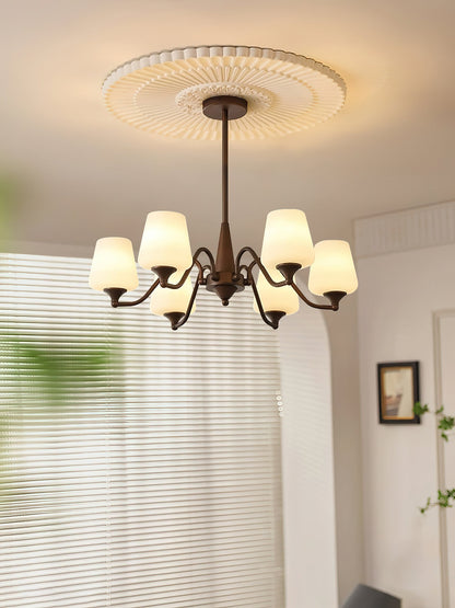 Ridge Chandelier - Elegant Lighting Fixture with Adjustable Height & L