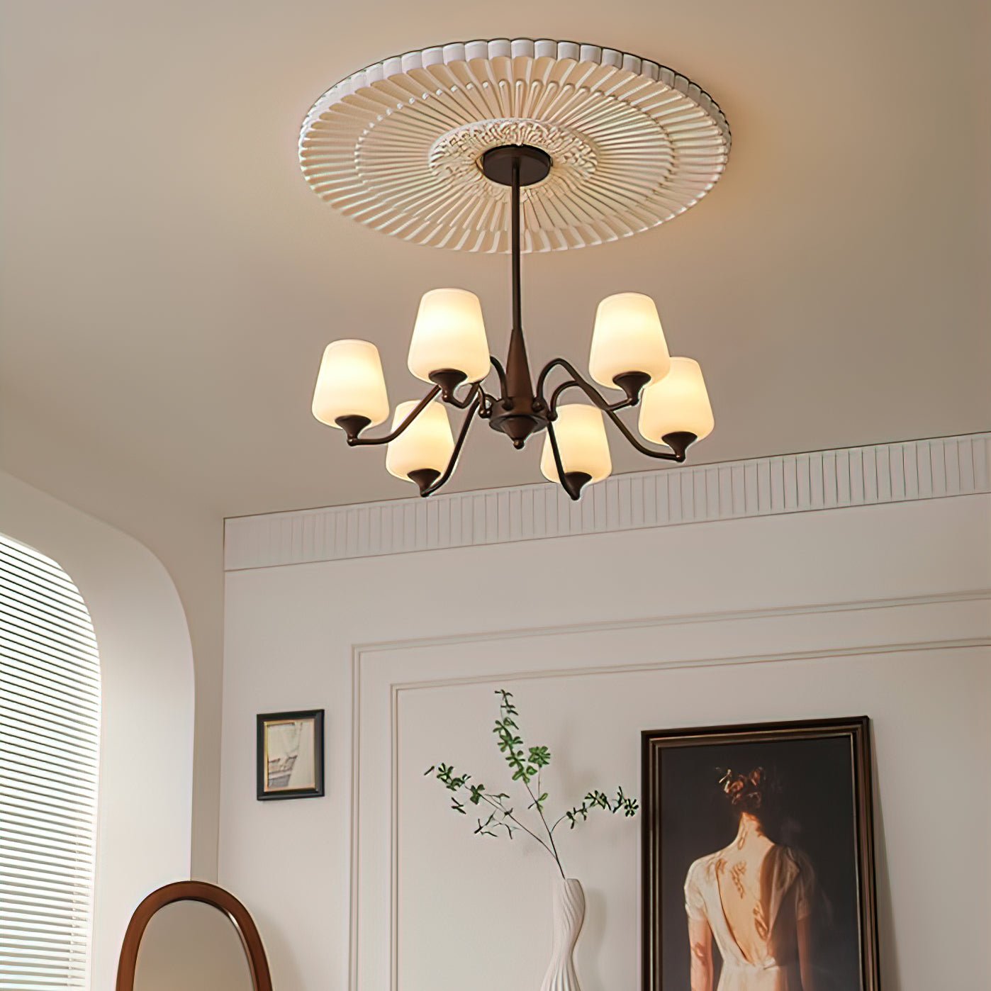 Ridge Chandelier - Elegant Lighting Fixture with Adjustable Height & L