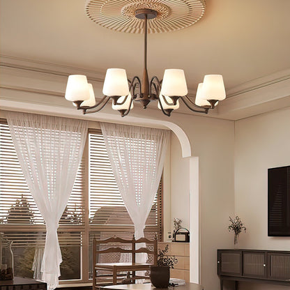 Ridge Chandelier - Elegant Lighting Fixture with Adjustable Height & L