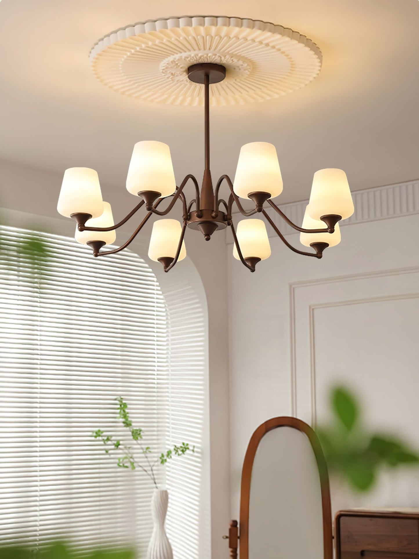 Ridge Chandelier - Elegant Lighting Fixture with Adjustable Height & L