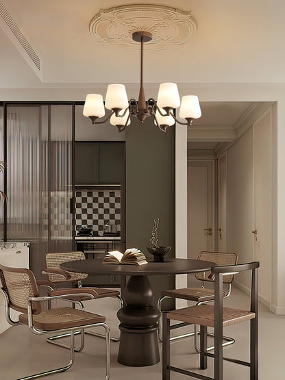 Ridge Chandelier - Elegant Lighting Fixture with Adjustable Height & L