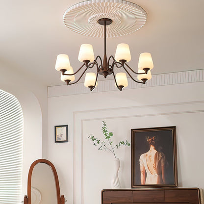 Ridge Chandelier - Elegant Lighting Fixture with Adjustable Height & L
