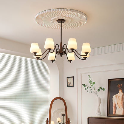 Ridge Chandelier - Elegant Lighting Fixture with Adjustable Height & L