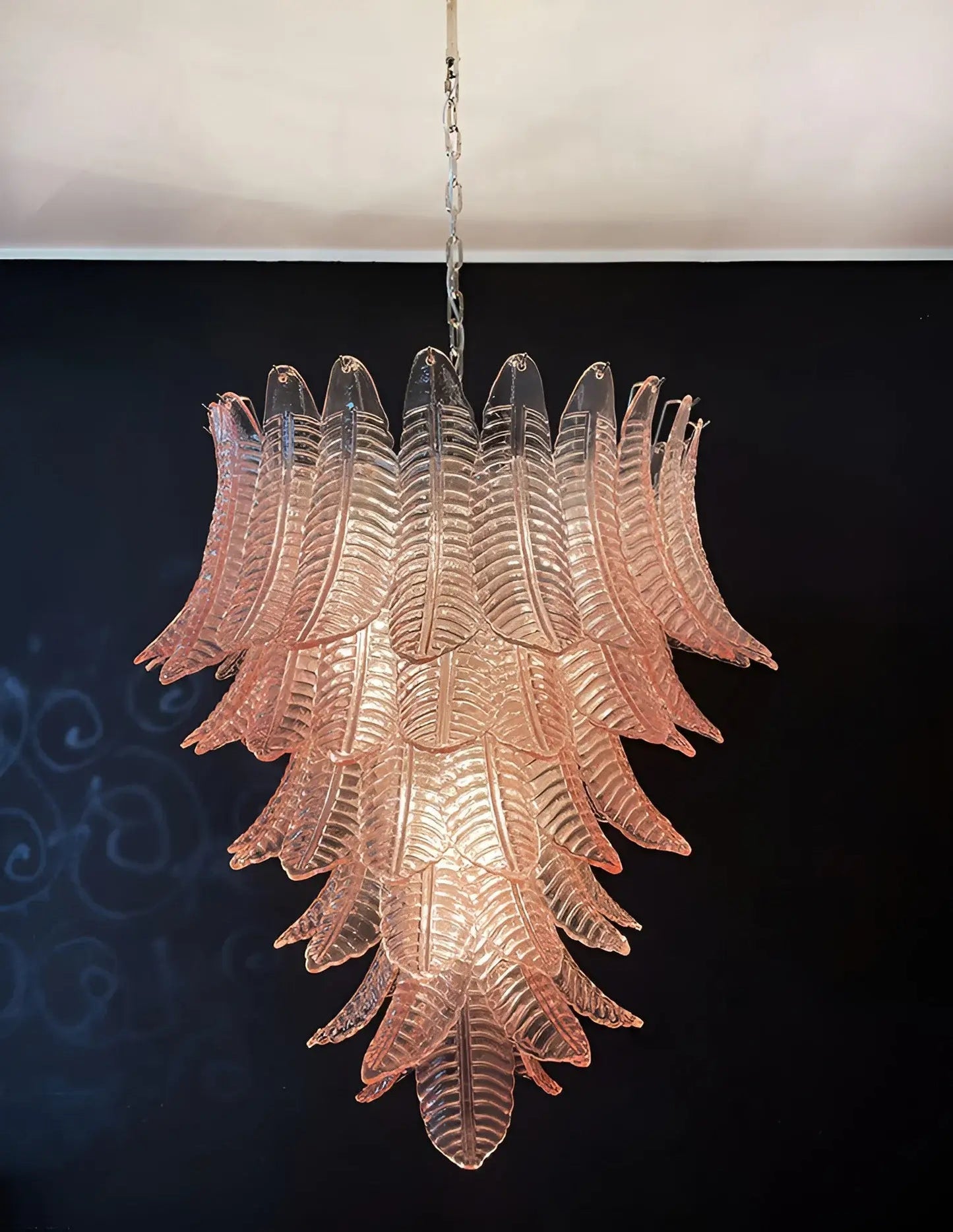 Rosalind Modern Glass Chandelier - Elegant Design with Adjustable Heig