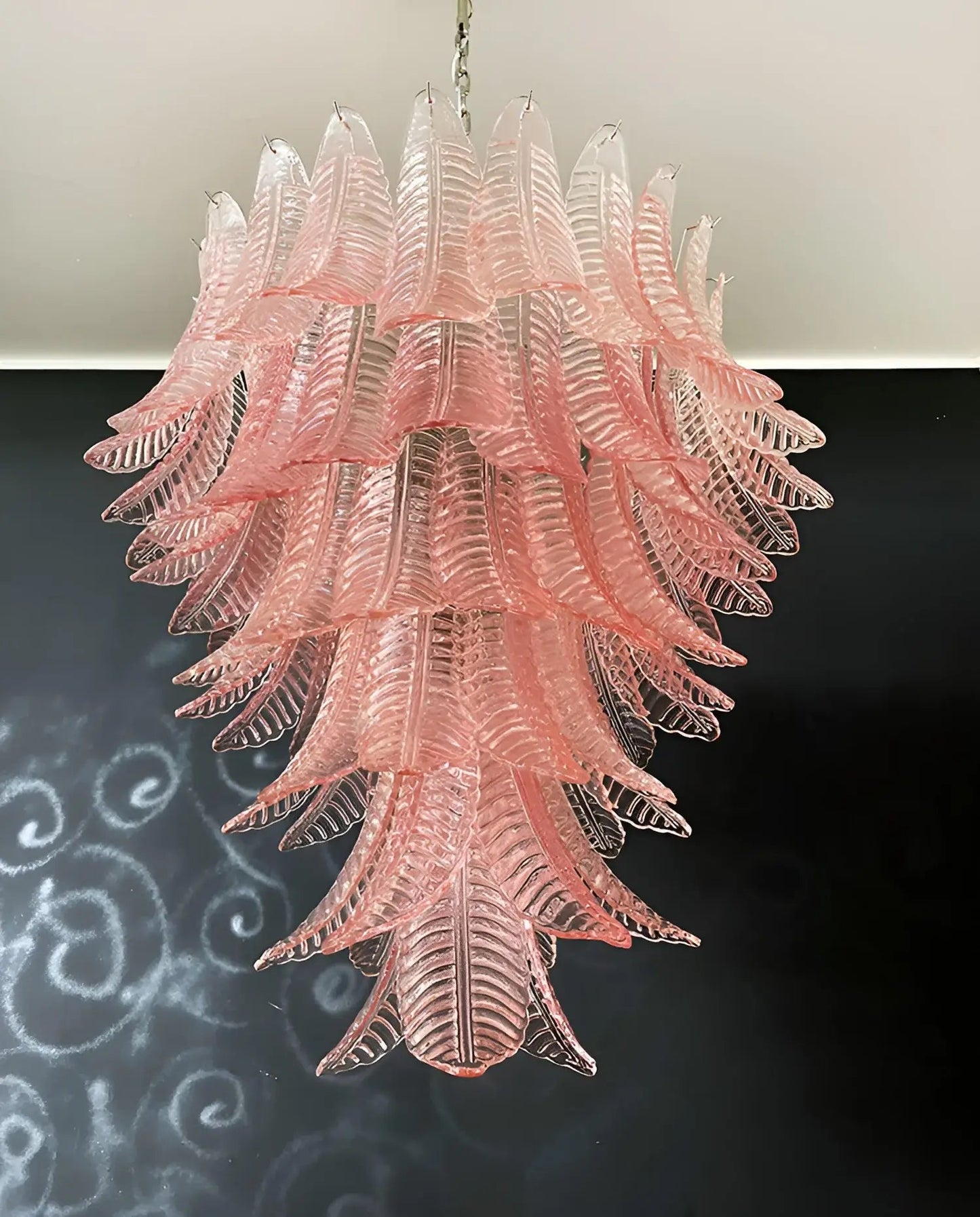 Rosalind Modern Glass Chandelier - Elegant Design with Adjustable Heig
