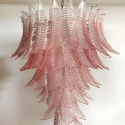 Rosalind Modern Glass Chandelier - Elegant Design with Adjustable Heig