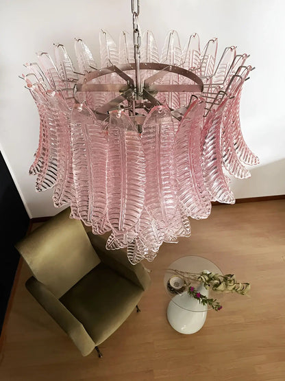 Rosalind Modern Glass Chandelier - Elegant Design with Adjustable Heig