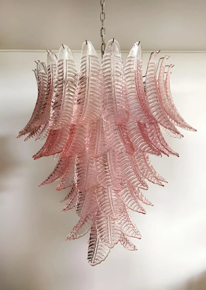 Rosalind Modern Glass Chandelier - Elegant Design with Adjustable Heig