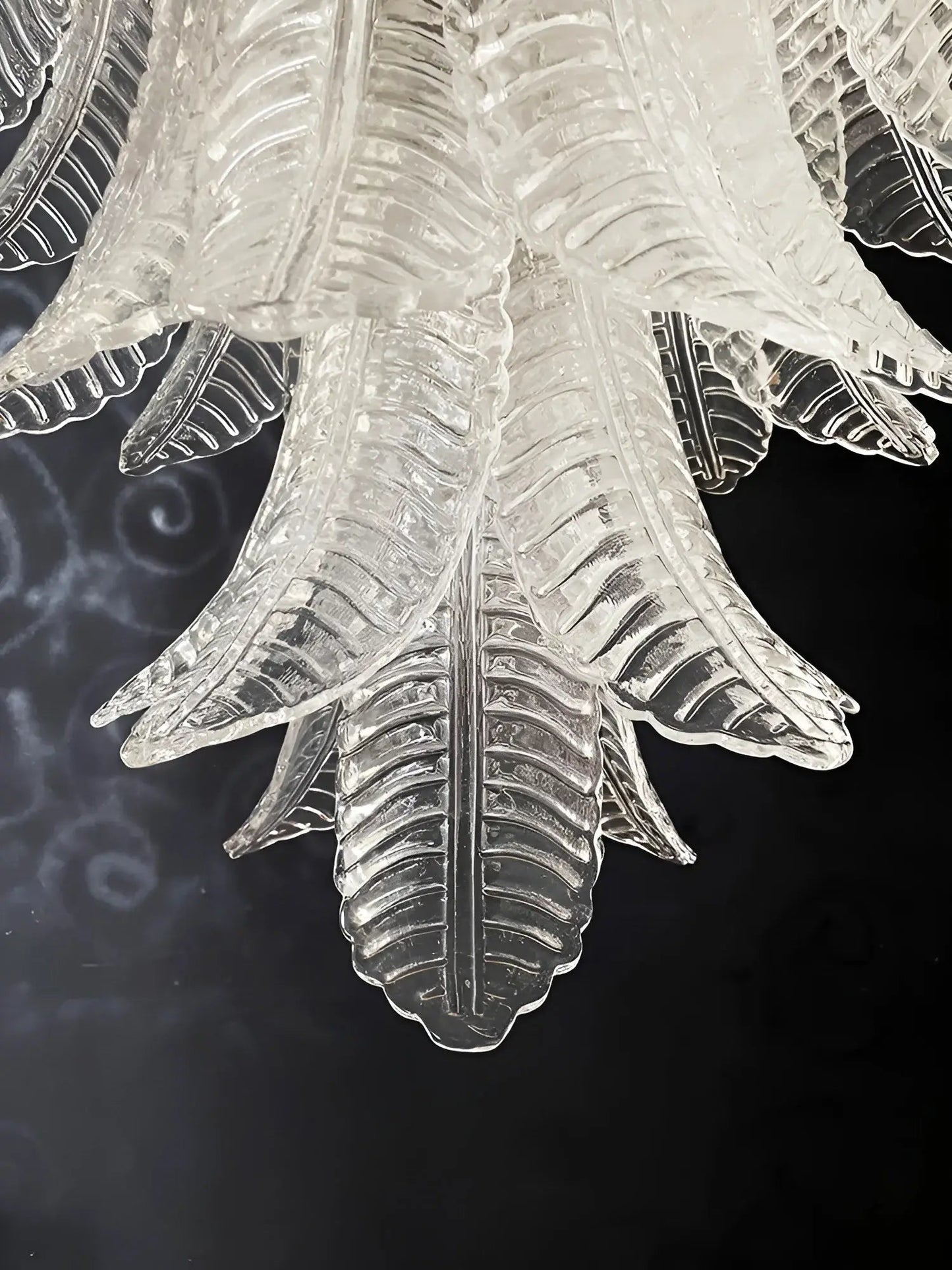 Rosalind Clear Glass Chandelier - Elegant Design with Adjustable Heigh