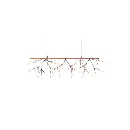 Rose Gold Firefly LED Chandelier - Dimmable, Energy-Efficient Lighting