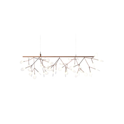 Rose Gold Firefly LED Chandelier - Dimmable, Energy-Efficient Lighting