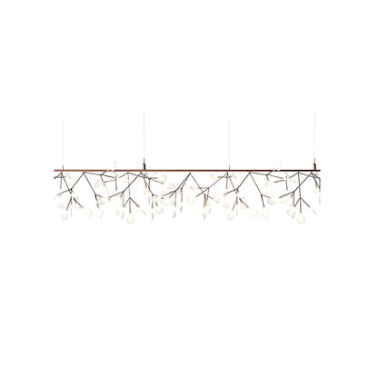 Rose Gold Firefly LED Chandelier - Dimmable, Energy-Efficient Lighting