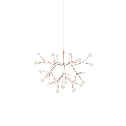 Rose Gold Firefly LED Chandelier - Dimmable, Energy-Efficient Lighting