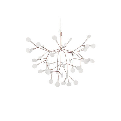 Rose Gold Firefly LED Chandelier - Dimmable, Energy-Efficient Lighting