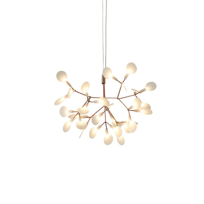 Rose Gold Firefly LED Chandelier - Dimmable, Energy-Efficient Lighting