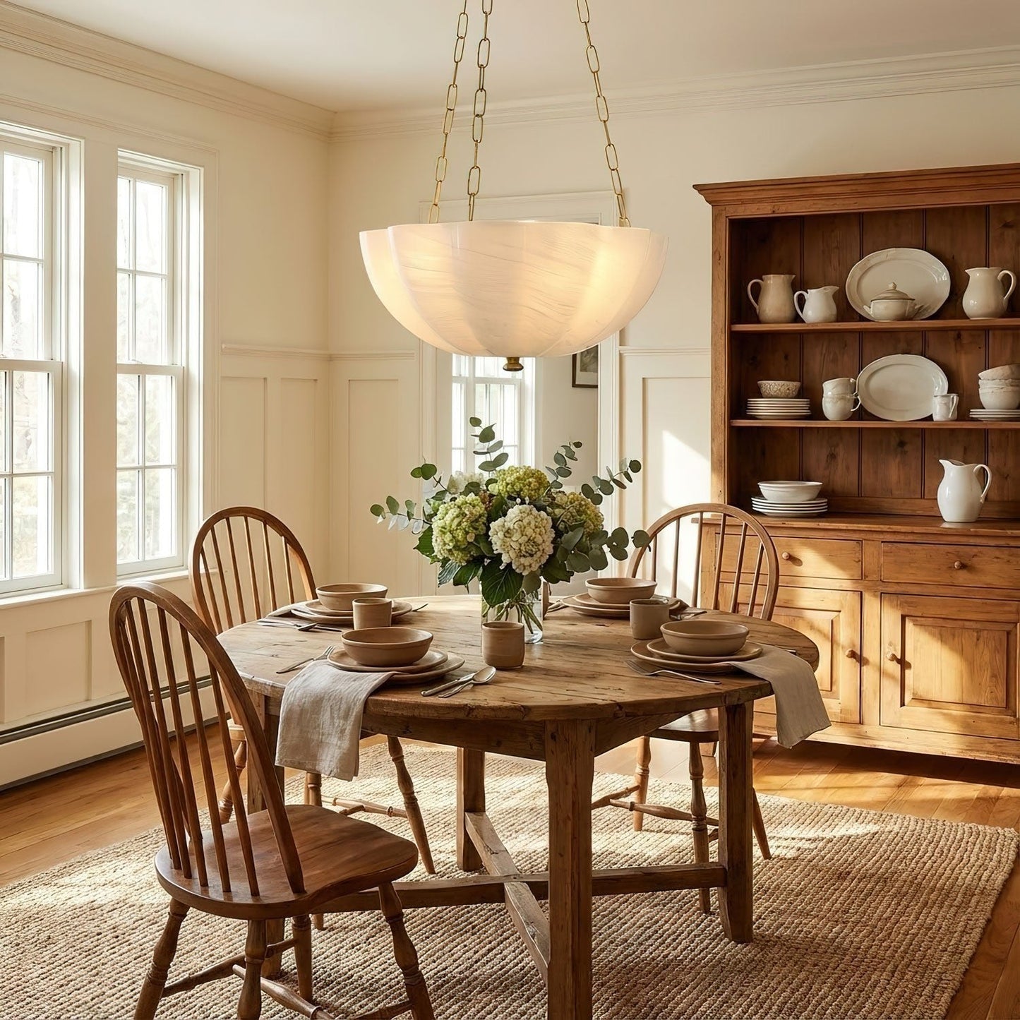 Elegant Rosehill Chandelier - Adjustable Brightness, Crystal Accents