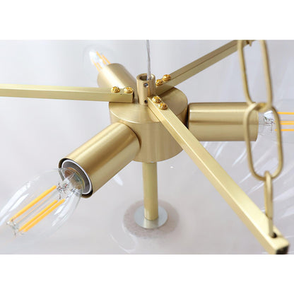 Elegant Rosehill Chandelier - Adjustable Brightness, Crystal Accents