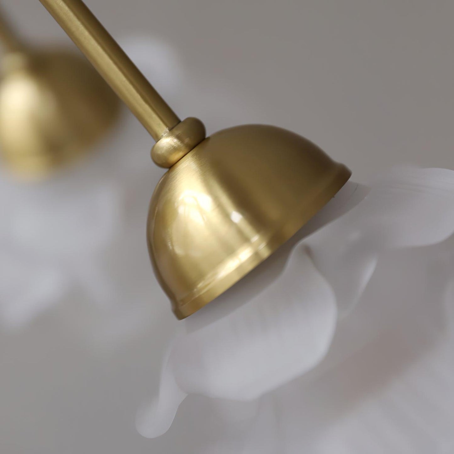 Elegant Roses Chandelier - Adjustable Height & Dimmable Lighting