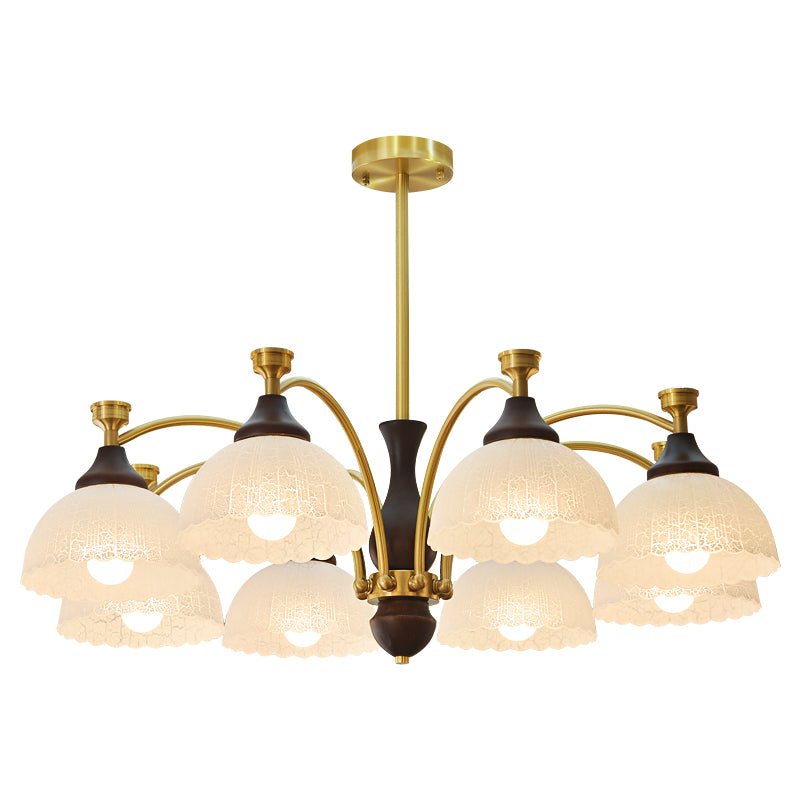Rosetta Chandelier - Elegant Crystal Lighting with Adjustable Brightne