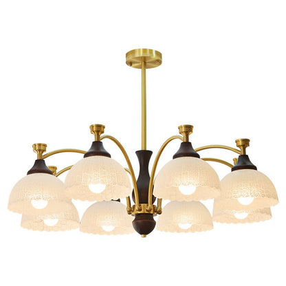 Rosetta Chandelier - Elegant Crystal Lighting with Adjustable Brightne