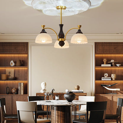 Rosetta Chandelier - Elegant Crystal Lighting with Adjustable Brightne