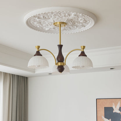 Rosetta Chandelier - Elegant Crystal Lighting with Adjustable Brightne